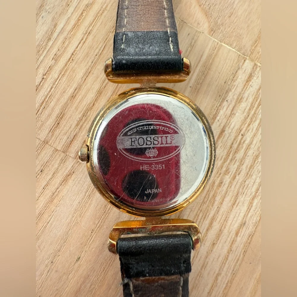 Fossil ladies abalone mother of pearl watch NEW BATTERY